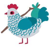 (unnamed), a mist and sea chicken with a lace pattern