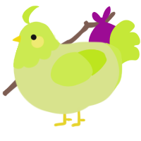 Lima Bean, a lemon and lime chicken with a head pattern
