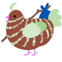 Tamori, a russet and gluppy chicken with a bar pattern