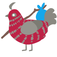 Oxidization, a crimson and ash chicken with a bar pattern
