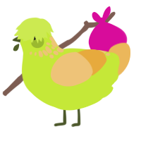 (unnamed), a lime and honey chicken with a neck-speckle pattern