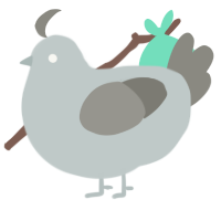 Smooth Pebble, a silver and ash chicken