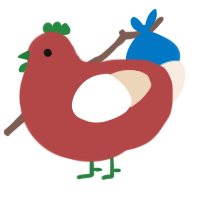 Pepperoni, a red and cream chicken