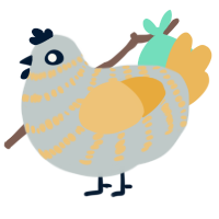 (unnamed), a silver and honey chicken with a bar pattern