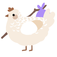 Creme Diplomat, a cream chicken with a half-lace pattern