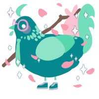colgate, a teal and mint chicken with a neck-speckle pattern