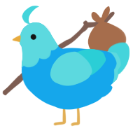 (unnamed), a sky and aqua chicken with a head pattern