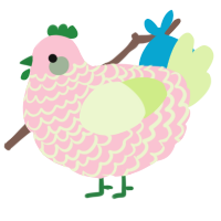 Hanami Dango, a rose and apple chicken with a lace pattern