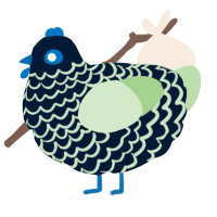 midwest emo, a tumblr and gluppy chicken with a lace pattern