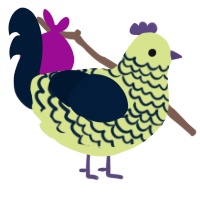 Ring, a lemon and tumblr chicken with a lace pattern
