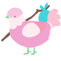 summer drink, a pink and rose chicken with a head pattern