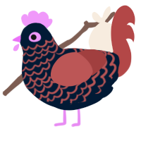 yuri store guy, a tumblr and red chicken with a lace pattern