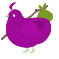 Photo Album, a plum chicken with a speckle pattern