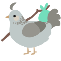 Skeleton, a silver and ash chicken with a neck-speckle pattern