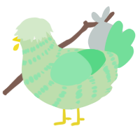 Spring Breeze, a gluppy and spring chicken with a bar pattern