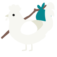 (unnamed), a white chicken