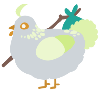(unnamed), a mist and apple chicken with a neck-speckle pattern