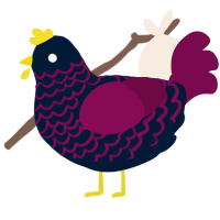Wine-Dark Sea, a tumblr and wine chicken with a lace pattern