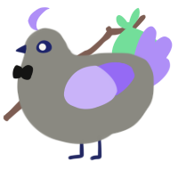 The Thang, a ash and lilac chicken