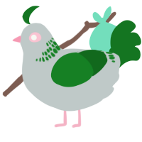 (unnamed), a silver and leaf chicken with a neck-band pattern