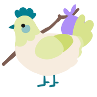 (unnamed), a cream and lemon chicken with a head pattern