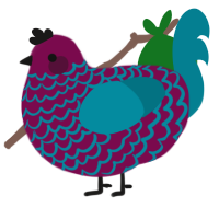 (unnamed), a wine and sea chicken with a lace pattern