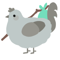 Herring, a silver and ash chicken