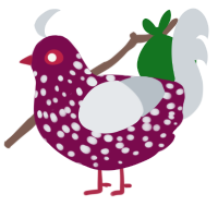 i keep getting this, a wine and mist chicken with a speckle pattern