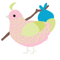 Aurora, a rose and lemon chicken with a lace pattern