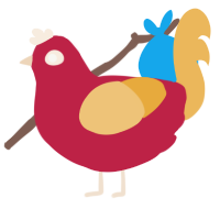 (unnamed), a crimson and honey chicken