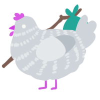 marple, a mist chicken with a bar pattern