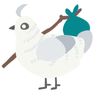 REREO, a white and mist chicken with a half-bar pattern