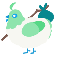 Febreze, a white and spring chicken with a head pattern