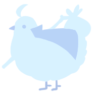 The Mist, a grey and sable chicken