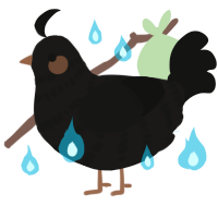 nicholas d wolfwood, a sable and black chicken with a bar pattern