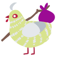 Lemonade, a lemon and mist chicken with a bar pattern