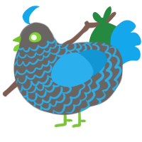 (unnamed), a grey and sky chicken with a lace pattern