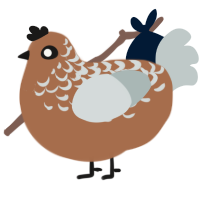 (unnamed), a brown and silver chicken with a half-lace pattern
