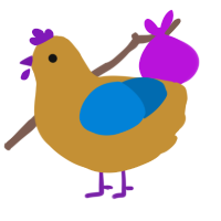 mashed, a gold and sapphire chicken