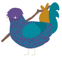 Seawave, a overcast and sea chicken with a double-lace pattern