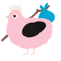 KinitoPET, a rose and sable chicken