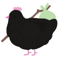 (unnamed), a sable chicken with a bar pattern