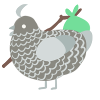 Gargoyle, a ash and silver chicken with a lace pattern