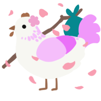 A white and lavender chicken with a neck-speckle pattern