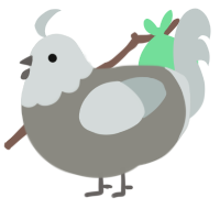 drywall, a ash and silver chicken with a head pattern