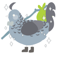 Silver, a bark and ash chicken with a half-lace pattern