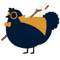 Blackberry, a tumblr chicken