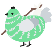 (unnamed), a spring and mist chicken with a bar pattern