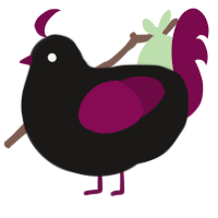 woof, a sable and wine chicken