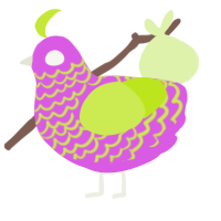 Precious Flower, a orchid and lime chicken with a lace pattern